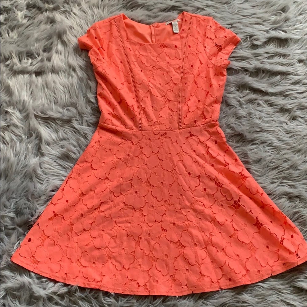 Coral dress